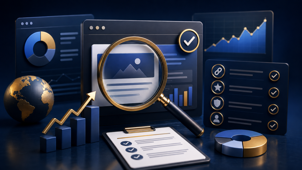 Guest post website evaluation using SEO quality metrics